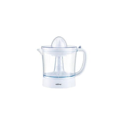 Presse-agrumes électrique "Bekily" avec socle antidérapant (40W 230V) IP20 Ø193x182mm blanc et bleu