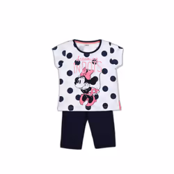 Pyjama à manches courtes Disney Minnie Dots bleu marine pour fille - 12 ans
