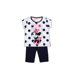 Pyjama à manches courtes Disney Minnie Dots bleu marine pour fille - 12 ans