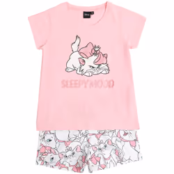 Pyjama à manches courtes Disney Sleepy Marie pour filles - 16 ans