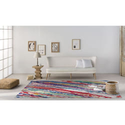 Tapis peinture coloré plat moderne abstrait Splash Multicolore 160x230