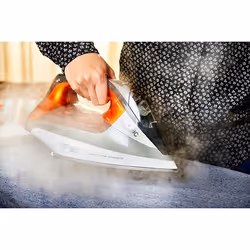 Solac CVG9511 Fer à repasser à sec ou à vapeur Semelle anti-adhérente 2800 W Noir, Orange, Blanc - Vue supplémentaire 6
