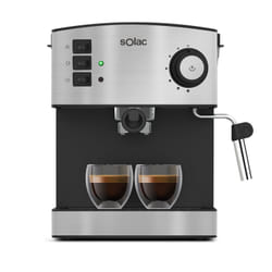 Solac M80 Inox Semi-automatique Machine à expresso 1,6 L