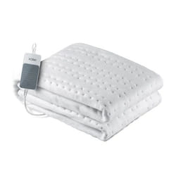 Solac CT8626 couverture et coussin chauffant Couverture chauffante 60 W Blanc Polyester
