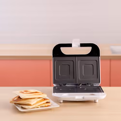 Solac Buon Sandwich II gaufrier et appareil à croque-monsieur 750 W Blanc - Vue supplémentaire 6