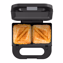 Solac S96804300 gaufrier et appareil à croque-monsieur 750 W Noir, Acier inoxydable