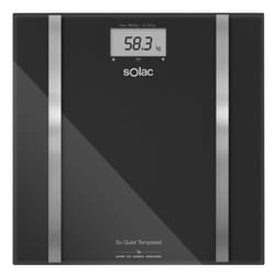 Solac S99002200 balance Rectangle Noir Pèse-personne électronique