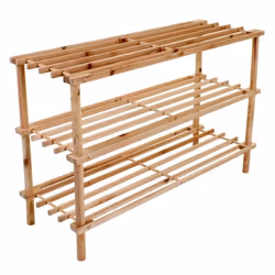 Étagère à chaussures - GENERIC - 3 niveaux - Bois - 9 paires