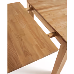 Kave Home Isbel Maison Forme rectangulaire Table extensible 4 pieds