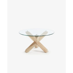 Kave Home Lotus Table basse Forme arrondie 3 pieds