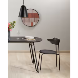 Kave Home Milian Maison Forme ovale Table extensible 4 pieds