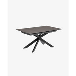 Kave Home Atminda Maison Forme rectangulaire Table extensible 4 pieds