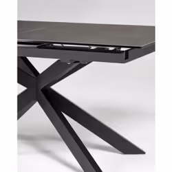 Kave Home Atminda Maison Forme rectangulaire Table extensible 4 pieds