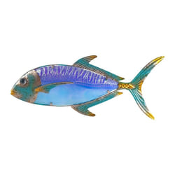 Décoration murale - NO NAME - Poisson - Métal et Verre - Rectangulaire - A suspendre