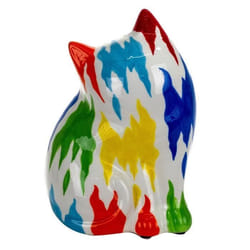 Tirelire - NO NAME - Chat - Dolomie - Blanc - Asymétrique
