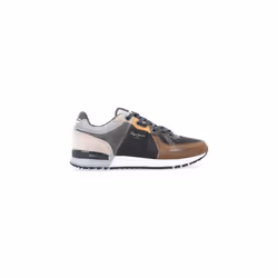 Baskets Pepe Jeans TINKER PRO - Homme - Bleu - Cuir - Lacets - Plat