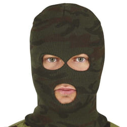 Cagoule Camouflage Chasseur Armée Adulte - CHASSEUR - Camouflage - Vert - Marron - Noir