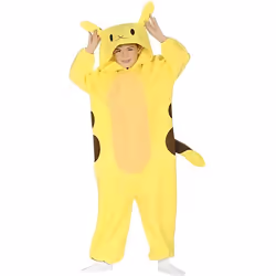 Déguisement Pikachu Pokemon Garçon - NO NAME - Personnage Fiction - Jaune - Polyester
