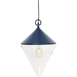 Batela - Suspension en métal et verre Bouée 30 x 50 cm