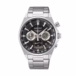 Seiko Montre Homme SSB397P1 Noir Argenté