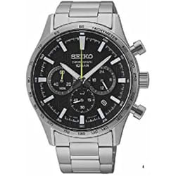 Seiko Montre Homme SSB413P1 Noir Argenté