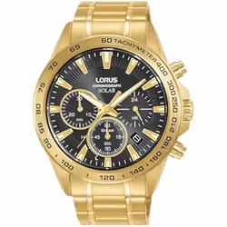 Lorus Sport Man Montre Homme Analogique Solaire avec Bracelet Acier Inoxydable RZ508AX9
