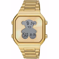 Montre - TOUS - D-Bear Nw IPG 3000134300 - Bracelet cuir noir - Etanche 3 ATM - Affichage digital