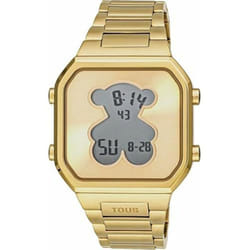 Montre - TOUS - D-Bear Nw IPG 3000134300 - Bracelet cuir noir - Etanche 3 ATM - Affichage digital
