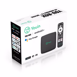 Youin You-Box Noir 4K Ultra HD 8 Go Wifi Ethernet/LAN