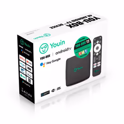 Youin EN1060K boîtier de télévision intelligent Noir 4K Ultra HD 8 Go Wifi Ethernet/LAN - Vue supplémentaire 4