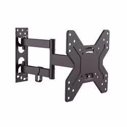 Engel Axil Lunix 3, 43,2 cm (17"), 106,7 cm (42"), 75 x 75 mm, 200 x 200 mm, -2 - 15°, Noir