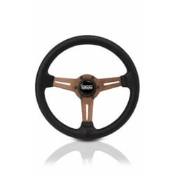 Volant Sportif - OCC - CLASSIC - Piel Perforada - Diamètre 350mm - Noir