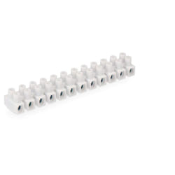 EDM - Réglette de Connexion Électrique 4-6mm - Blanche - 32A - Homologuée Polypropylène Résistant