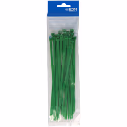 [Lot de 25 unités] Pack économique de colliers de serrage verts pour tous vos travaux de jardinage et bricolage, offrant une  ...