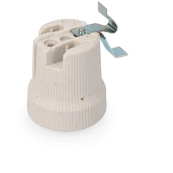 Douille en porcelaine e-27 pour plafonnier solera packaging solera