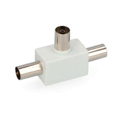 EDM - 5 Connecteur Tv Raccord 1 Femelle + 2 Mâles Sous Emballage