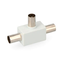EDM - 5 Connecteur Tv Raccord 1 Mâle + 2 Femelles Sous Emballage