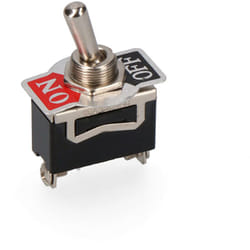 Interrupteur Unipolaire à Tige Métallique - 10A 250V - Montage Encastrable - Dimensions Compactes