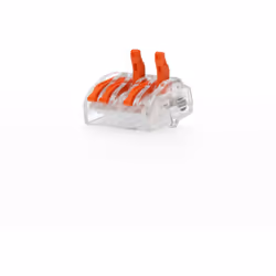 [Multiconnexion] Raccord électrique avec 5 entrées permettant de connecter simultanément plusieurs fils dans un espace compac ...
