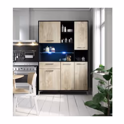 Description générale Le buffet de cuisine ECO avec LED combine un style contemporain et une fonctionnalité optimale. Sa struc ...