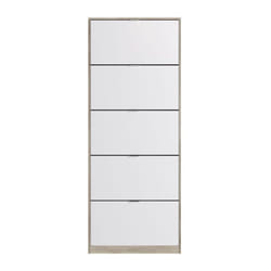 Meuble a chaussures 5 portes CHeNE-BLANC