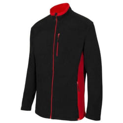 Veste polaire bicolore VELILLA Noir / Rouge S