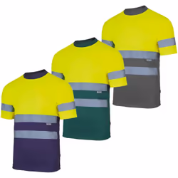 Le t-shirt de travail haute visibilité Velilla 305506 est simple, léger et fonctionnel, parfait pour mettre en valeur la silh ...