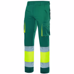 Caractéristiques : Fermeture par bouton avec braguette zippée Bandes réfléchissantes sur le bas des jambes Contraste de coule ...
