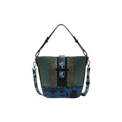 Sac - DESIGUAL - Caracas Azul Lovety - Bleu - Bandoulière - Zippée