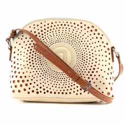 Sac à épaule bandoulière - Desigual - Legacy Deia - Beige - Marron - 100% polyuréthane