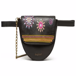 Desigual Sac banane noir violet pour femme - Ada Nyon Belt Bag Marron Oscuro 87774