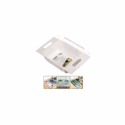 L'égouttoir d'évier extensible Kozina 23-36 Max blanc est la solution parfaite pour garder votre cuisine bien rangée et propr ...