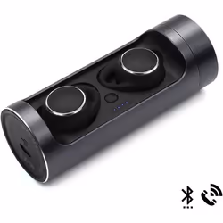 Écouteurs Intra-Auriculaires - DAM - BS01 - Bluetooth 4.2 - Résistant à leau - Base de Charge 450 mAh