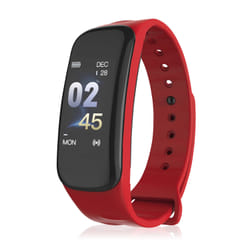 DAM Electronics X1 LCD Bracelet connecté 2,44 cm (0.96") IP54 Noir, Rouge